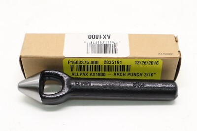Allpax AX1800 Arch Punch, 3/16-Inch