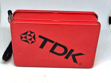TDK CASSETTE CASE HOLDER FOR 2 CASSETTE Audio Cassette TAPE