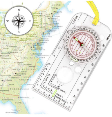 Navigationskompass Explorer Orientierungslauf Expedition Karte Lesen Wandern Camping