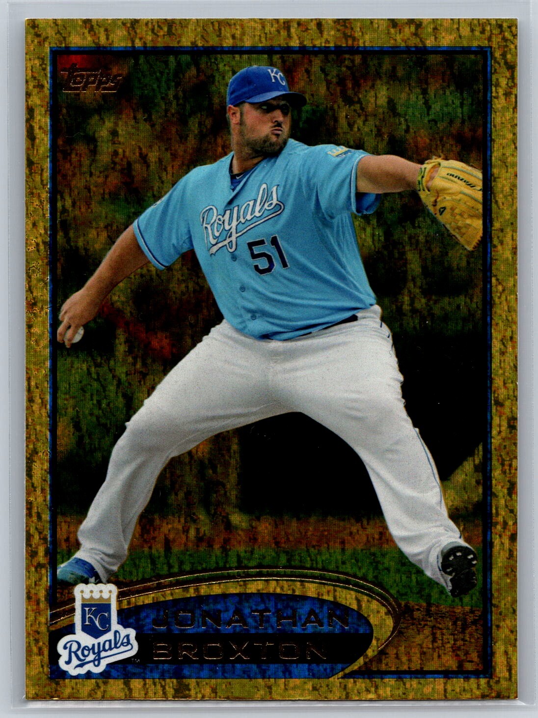 2012 Topps Update #US19 Jonathan Broxton     Kansas City Royals Card
