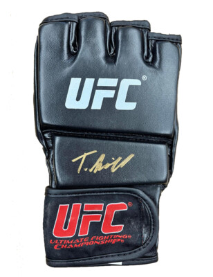 MMA / UFC Glove Signed in Gold by Tom Aspinall + Monopoly Events