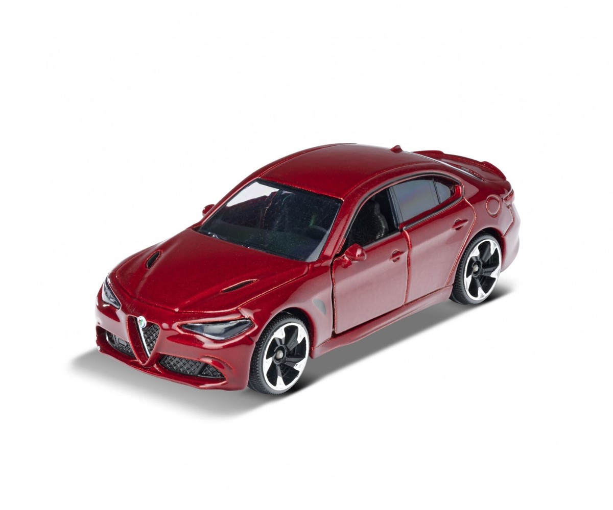 Alfa Romeo Giulia Red Majorette Premium Cars 271D 1:64 Scale Toy