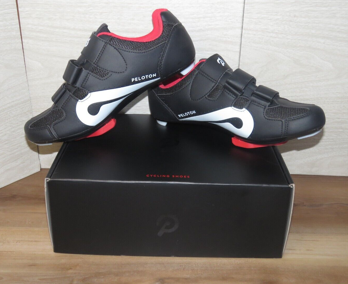 Peloton Red Black K-20 Size 42 Unisex Cycling Shoes Mens 9  display picture 2