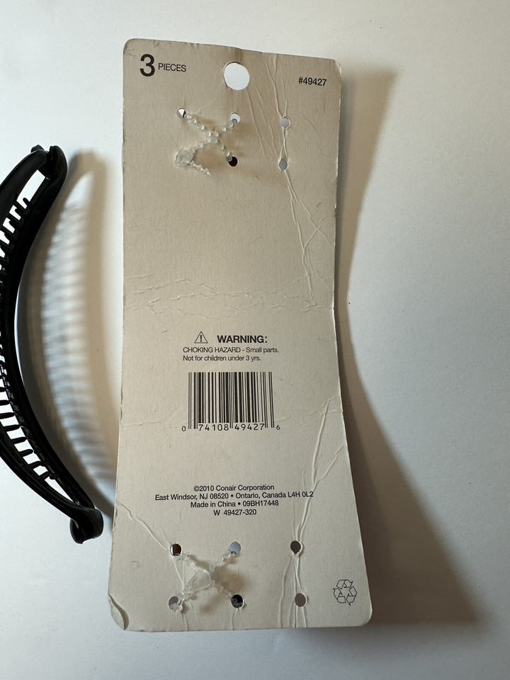 Vtg Lot Barrettes Banana Clips Hair Accessories 90s Early 2000s