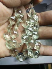AAA GREEN AMETHYST PRASIOLITE GEMSTONE CUSHIO...