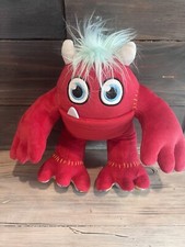 Red Toothogre Plush Tooth Pocket Ogre Soft Animal Toy Tooth Fairy Pillow 14  