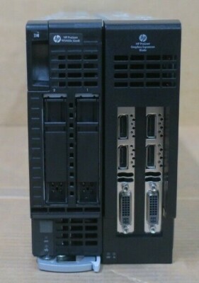 HP ProLiant WS460c Gen8 2x E5-2667v2 128GB Ram Blade Server +GFX Erweiterung K4000