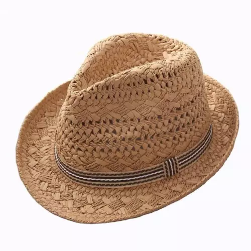 Nuevo Sombrero de Paja de Verano Playa Hombres Sol Panamá Jazz Fedora para Hombres y Mujeres Moda - Imagen 1 de 8