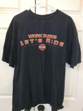 Vintage Harley Davidson Made in the USA T-SHIRT XL Bedford Texas