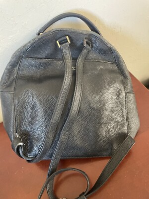 Flawed Kate Spade Soft Pebbled Black Leather Polly Medium 