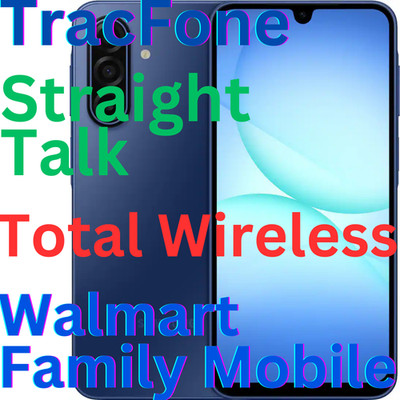 NEW TRACFONE SAMSUNG GALAXY A17 5G 2026 6.7'' CDMA GSM LTE ANDROID 16 SMARTPONE