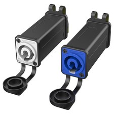 Powercon Male to Female Connector Extension Adapter NAC3MPA1 NAC3MPB1 2 PCS