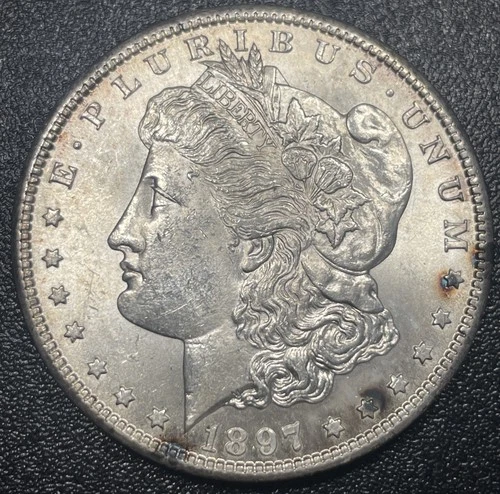 1897 S Morgan Silver Dollar $1 Nice Uncirculated Coin