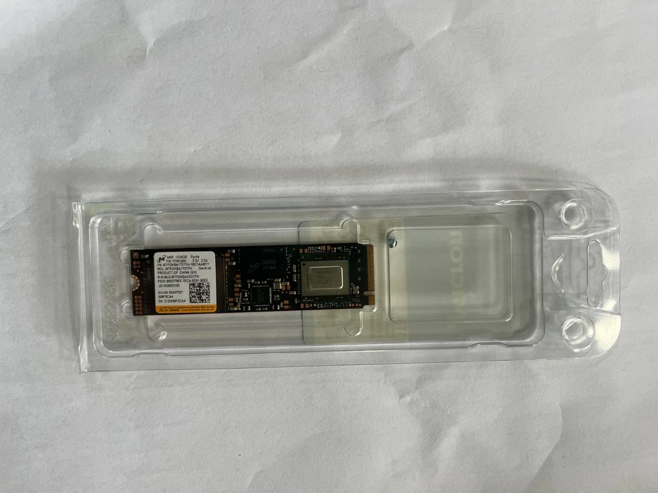 Micron 1TB 3400 Gen4x4 M.2 NVMe PCIe SSD 6600MB/s MTFDKBA1T0TFH-1BC1AABYY - Image 2 of 3