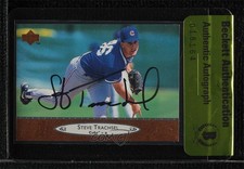 BAS 1996 Upper Deck Steve Trachsel #294 Seal of Authenticity Auto 3c7