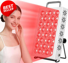 Red Light Therapy Panel 660nm 850nm LED Face Body Lamp Stand Timer - US