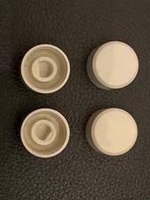 2 ~ White Spare Universal Dimmer Knob for 6mm spindle Light Switch pack of 2