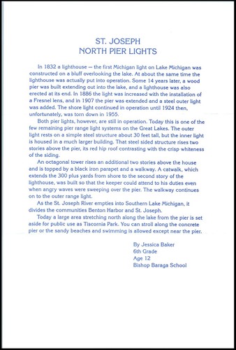 1995 Lighthouses Booklet Set Sc 2969-2973 FDC with Cheboygan MI children cachets - Picture 6 of 6