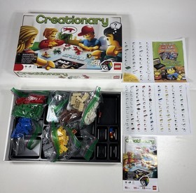 LEGO Creationary Game 3844 ~ 100% COMPLETE ~2010 Retired, Excellent!