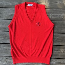 US Open 1986 Golf Vest Mens L Shinnecock Hills Golf Club USA MADE Pickering