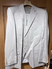 Gucci Cream Suit Jacket Size 52R Made In Italy - Vintage Worn Once