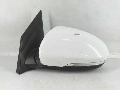 2016-2018 Hyundai Tucson Driver Left Side View Power Door Mirror White CHJI0