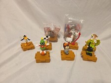 Vintage 1996 McDonald's Space Jam Happy Meal Toys Lot - Interlocking Looney Tune