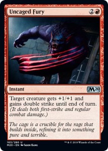 Uncaged Fury M20 #163 - Core Set 2020 MTG Uncommon