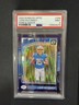 2024 Panini Donruss Optic Rated Rookie Ladd McConkey #266 Purple Shock PSA 9