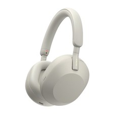 Sony WH-1000XM5 Wireless Noise Canceling Over Ear Headphones Silver 