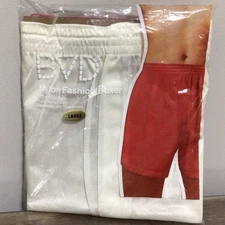 Vintage 1979 BVD Nylon Tricot Fashion Boxer Men's Size Large