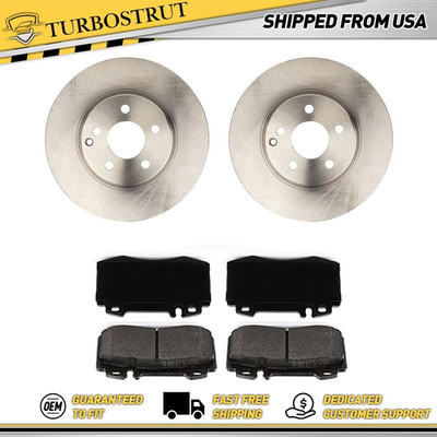 Front OE Brake Rotors Brake Pads For 2003-2006 Mercedes-Benz E500