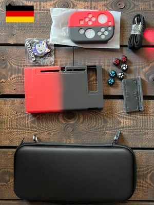 Nintendo Switch Zubehör Set   Schutzcase, Hüllen, Joy-Con Cover & Thumb Grips |