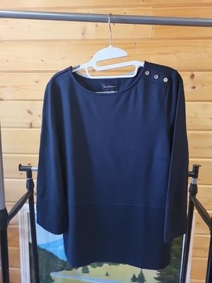 Women Barbour Sweater Navy Viscose 38 / M / 46