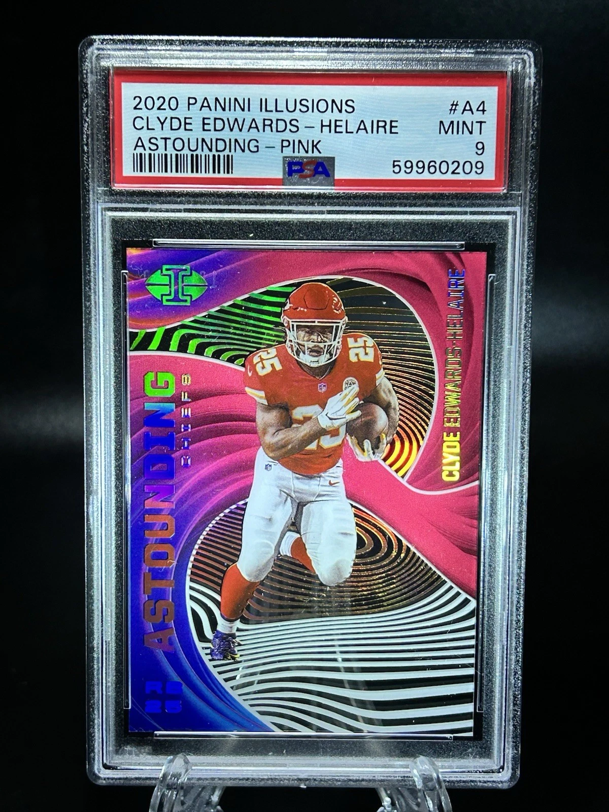 Clyde Edwards-Helaire Panini Illusions Astounding #A4 Pink