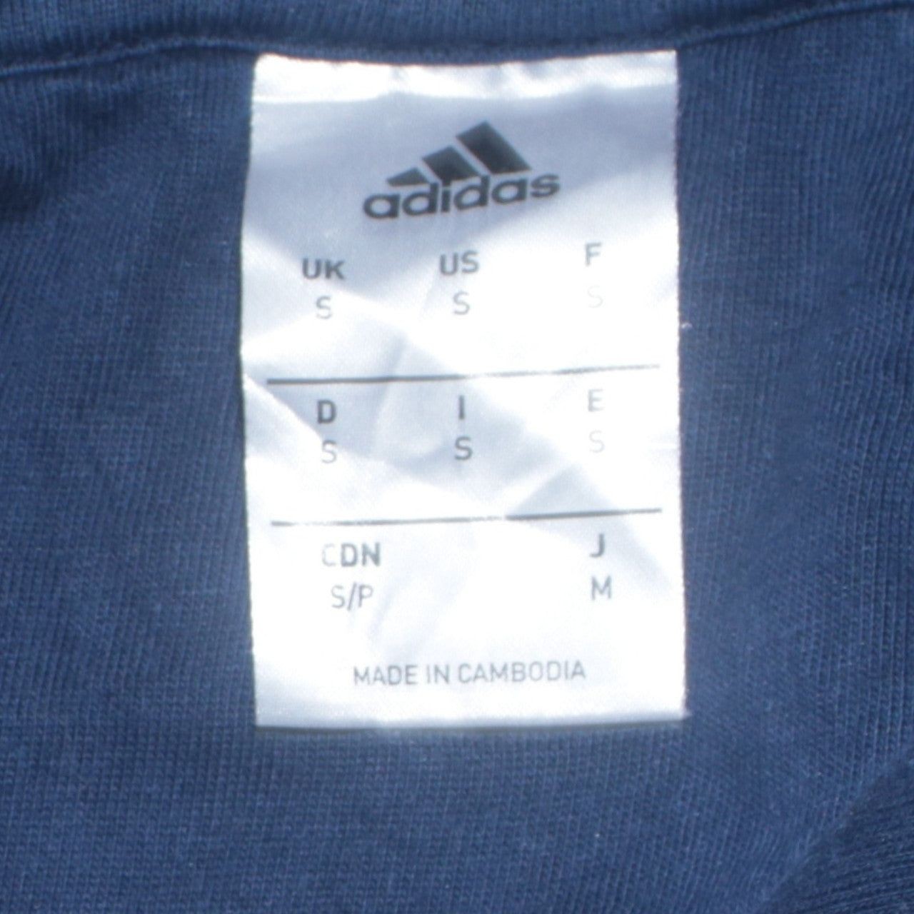 Adidas Blue Hoodie Mens S image 6