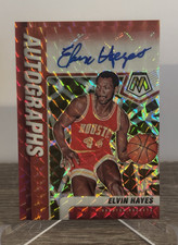 2020-21 Panini Mosaic Elvin Hayes #AM-ELV Autographs Mosaic Prizm Auto Rockets