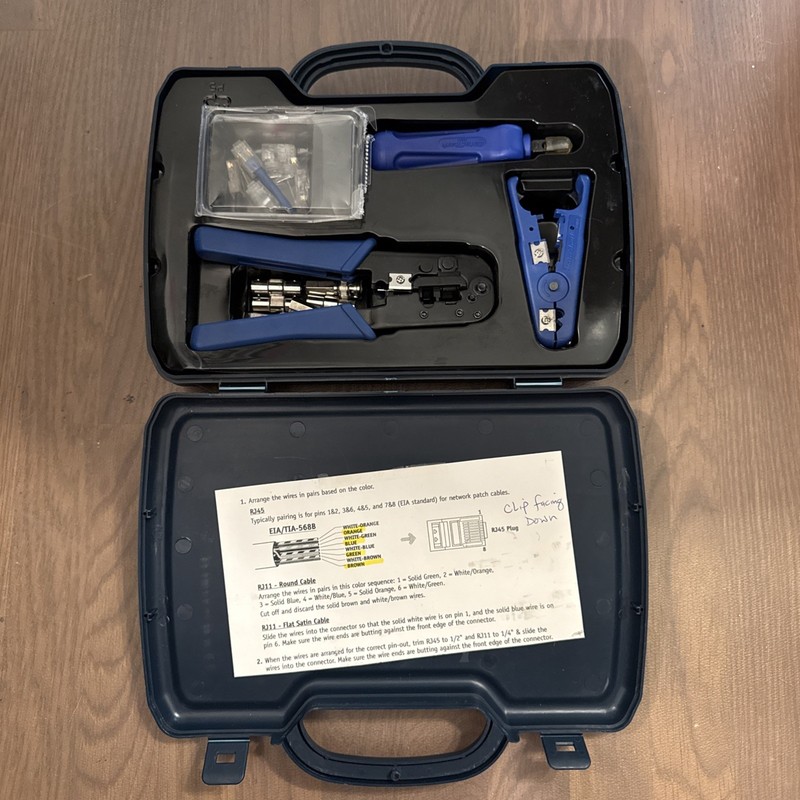 Data Shark Tool Set #70007 RJ45  Ethernet Cable Tools Crimper Cutter (206)