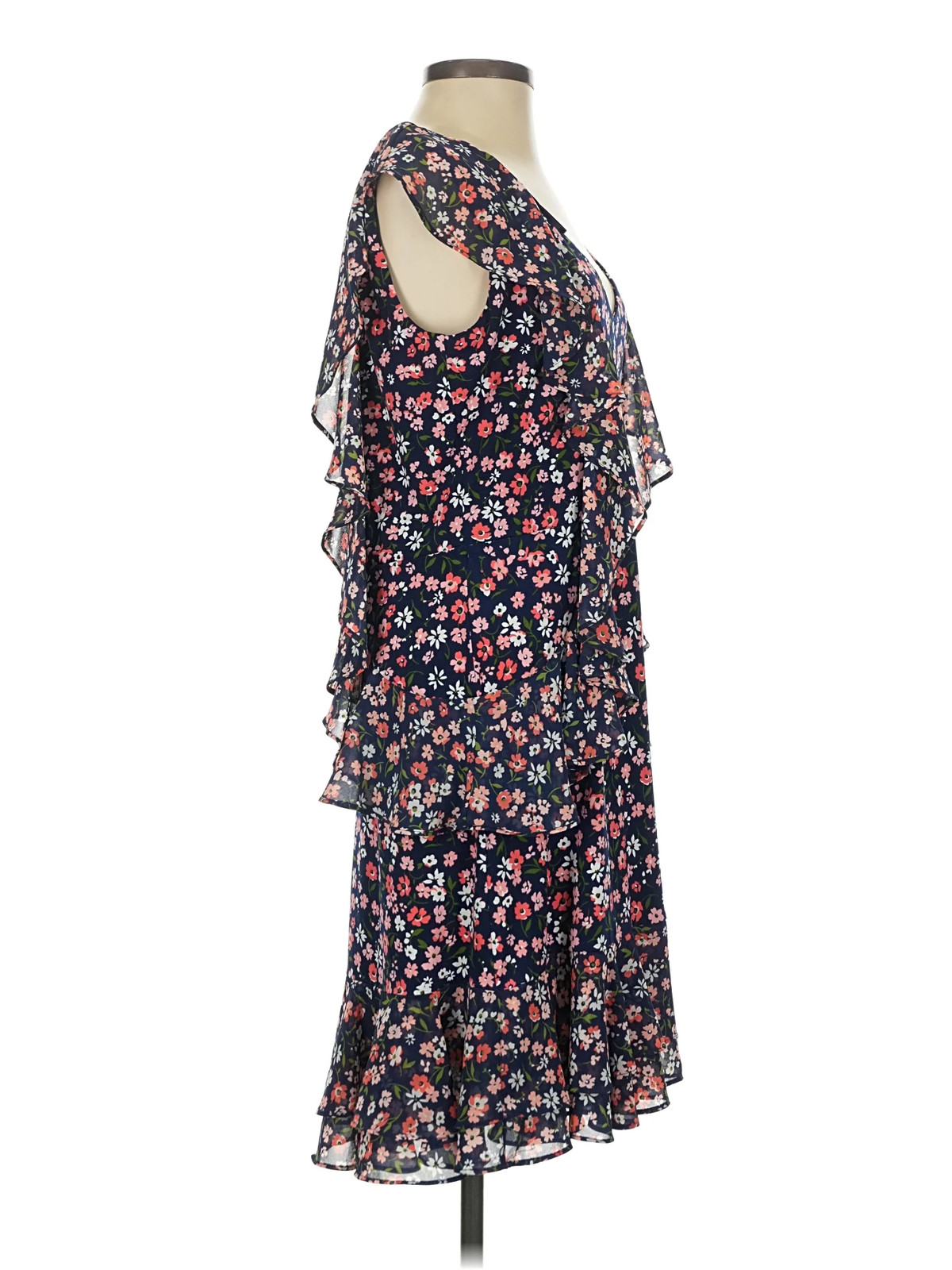 MICHAEL Michael Kors Women Blue Casual Dress S thumbnail 3