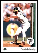 Dennis Eckersley 1989 Upper Deck #664 Athletics MLB READ FREE SHIP AutographDen