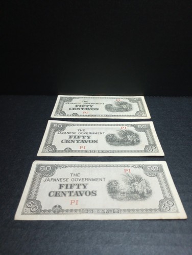 21 Bank Notes Japan 1942-1945