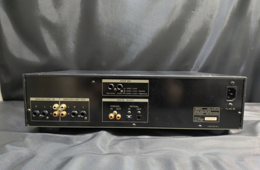 SONY DAT Deck DTC-A8 Operation confirmed | eBay