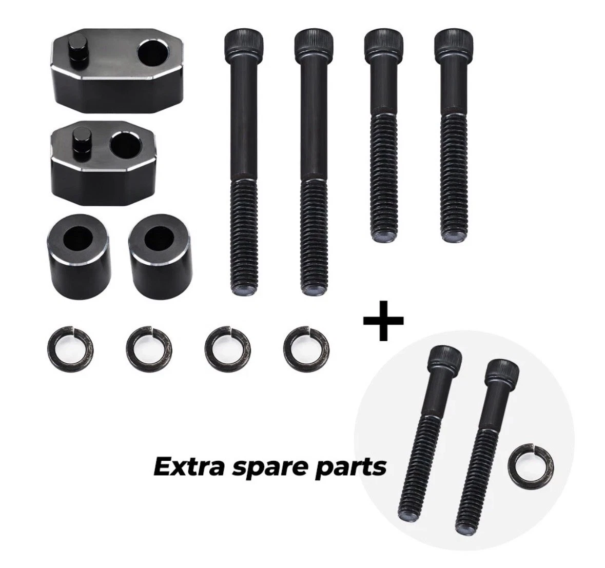 Driver Floorboard Footboards Spacer Extension Kit For Touring Street Road Glide photo 1