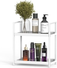 2 Tier Bathroom Counter Shelf Organizer for Skincare Makeup