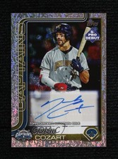 2025 Topps Pro Debut Sparkle Foil Auto 9/175 Jacob Cozart #PD-3 Auto 11uo
