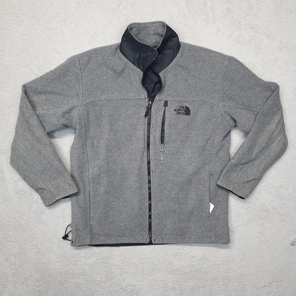 The North Face Flight Series Reversible Jacket Men Small Black/Grey Full Zip