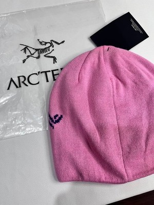 Arc'teryx Bird Head Toque Pink Merino Wool Knit Beanie Hat