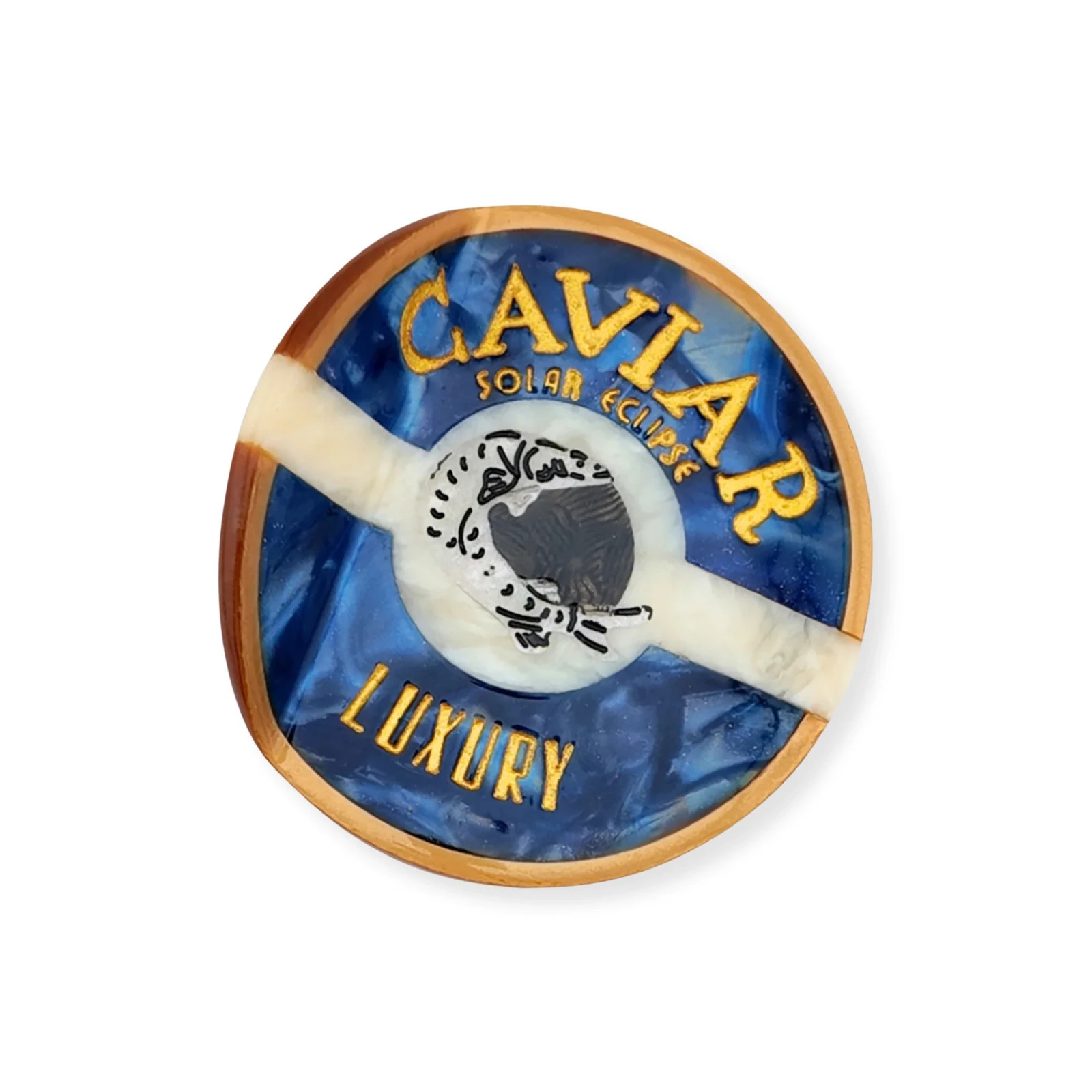 Solar Eclipse Hand-painted Caviar Claw Hair Clip Eco Friendly