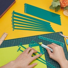 1set Acrylic Binding Tools set include Rule  Corner Miter  Eyelet Guide Tool