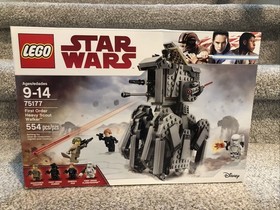 Retired LEGO Star Wars First Order Heavy Scout Walker 75177 554 pcs Box